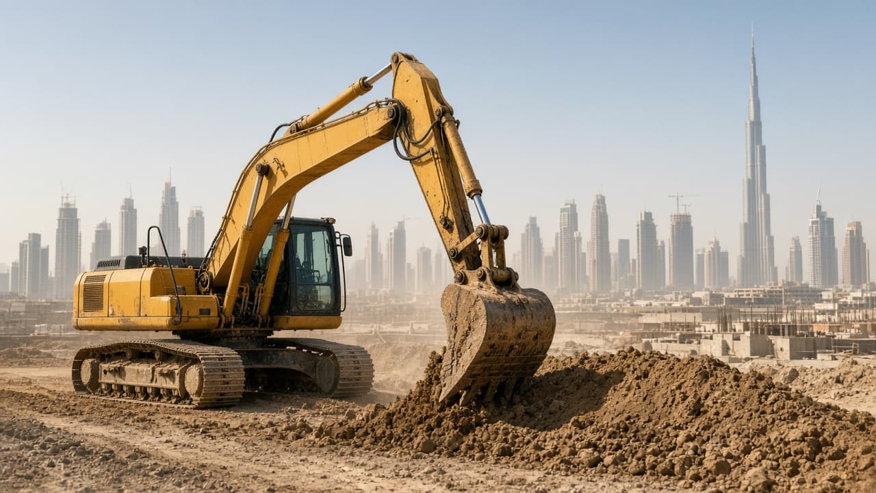 Paktia Star heavy equipment on site
